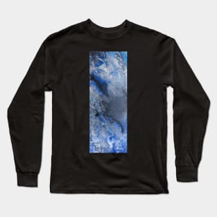 Abstract Fluid Rain Painting Long Sleeve T-Shirt